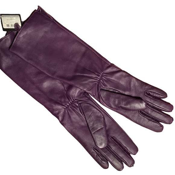 💖Club Monaco Soft Leather Long Gloves NWT - Picture 5 of 7